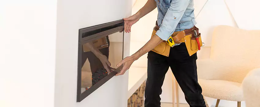 Metal Fireplace Installation in Jenks, Oklahoma