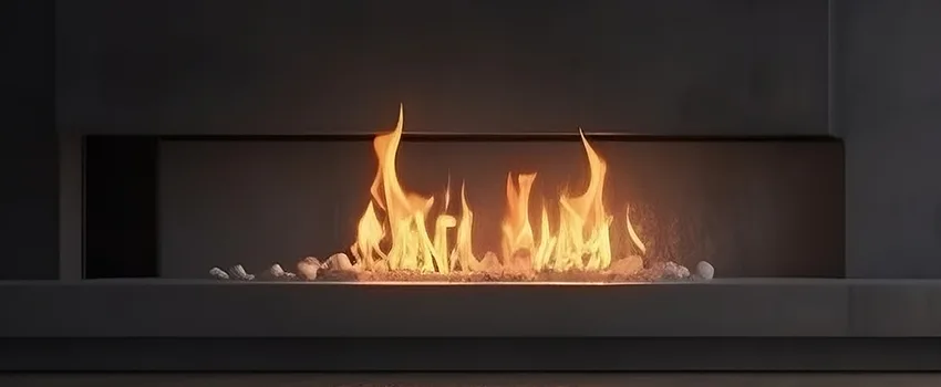 B-Vent Gas Fireplace Installation in Jenks, OK