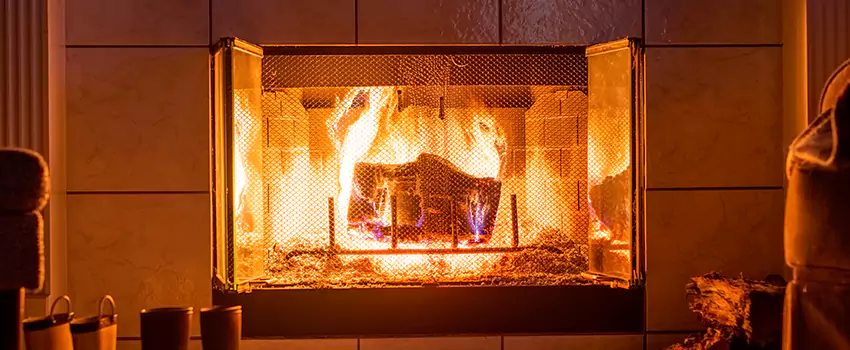 Mendota Hearth Landscape Fireplace Installation in Jenks, Oklahoma