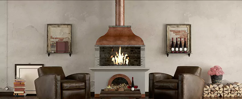 Thelin Hearth Products Providence Pellet Insert Fireplace Installation in Jenks, OK