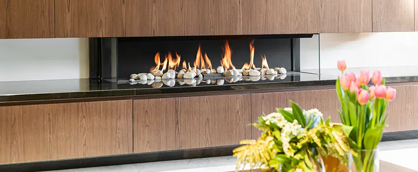 Double-height Fireplace Design Refurbishment in Jenks, Oklahoma